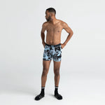 SAXX VIBE BOXER BRIEF-BLUE CAMO FLORAL