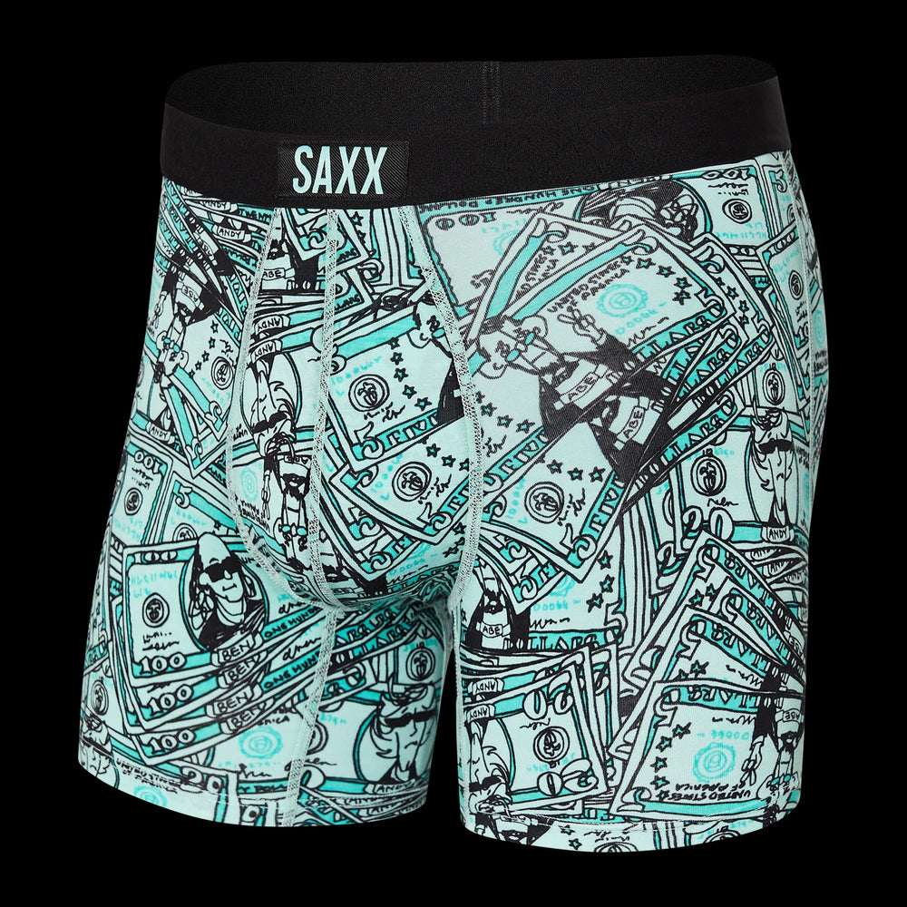 SAXX VIBE BOXER BRIEF-COLD HARSH CASH