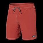 SAXX OH BUOY SWIM SHORTS- DESERT RED