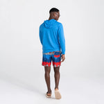 SAXX DROPTEMP&trade; COOLING HOODIE- RACER BLUE HEATHER