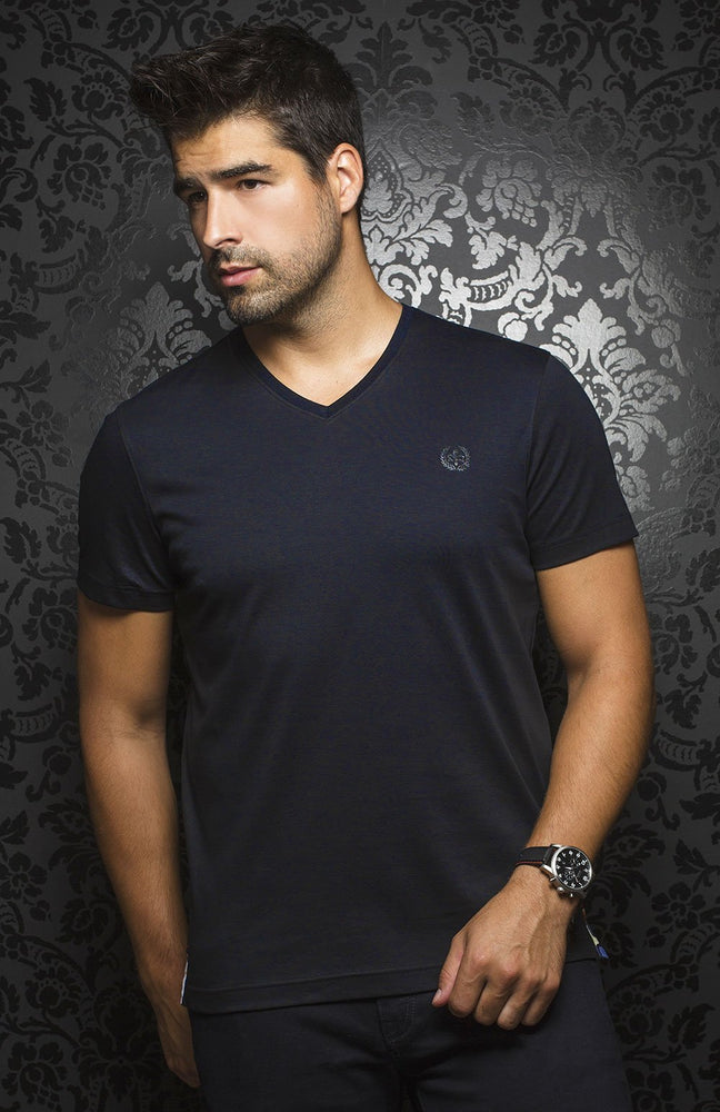 AU NOIR T-SHIRT | MICHAEL-V, navy