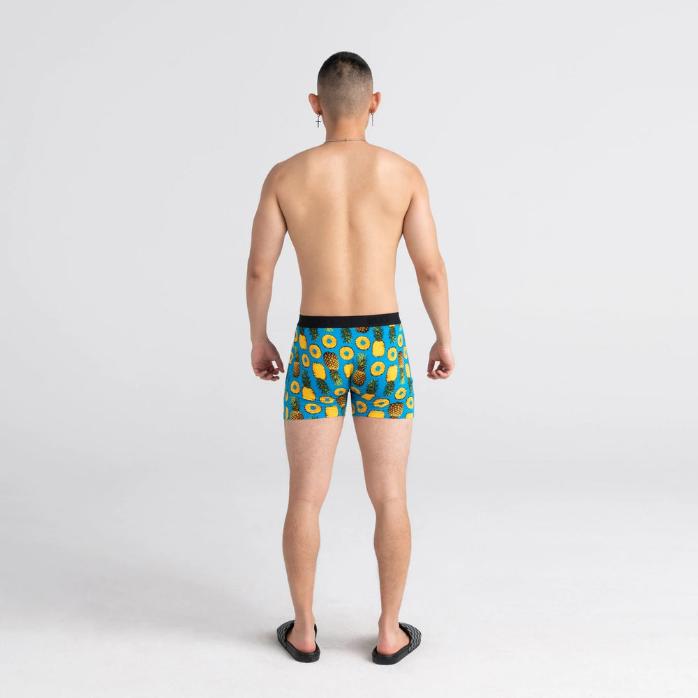 SAXX ULTRA BOXER BRIEF-POLKA PINEAPPLE BLUE