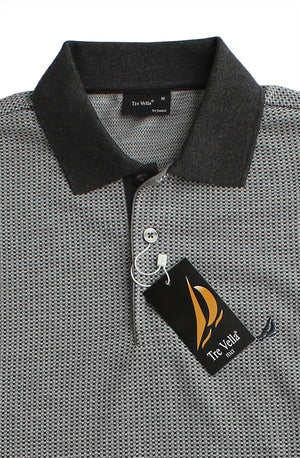 TRE VELLA LONG SLEEVE POLO SHIRT