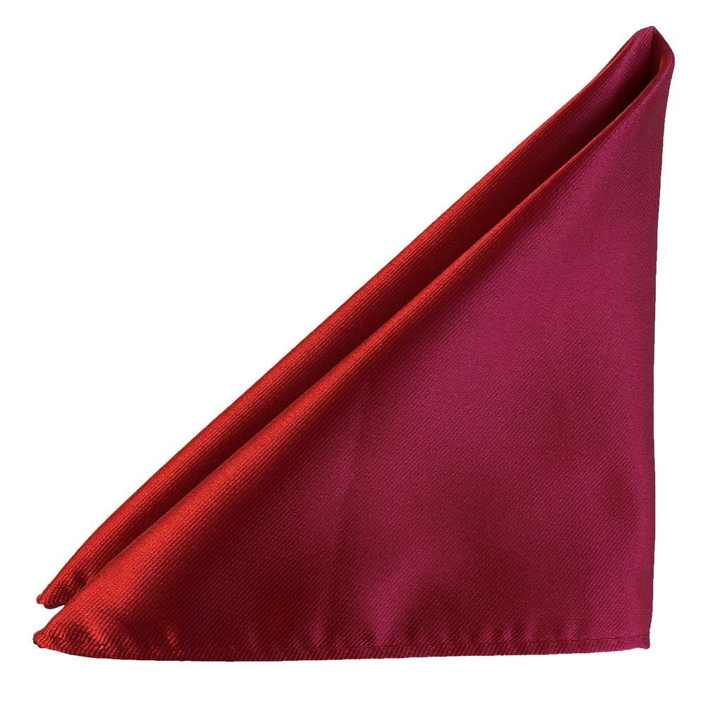 ENRICO RICCI POCKET SQUARE- RED