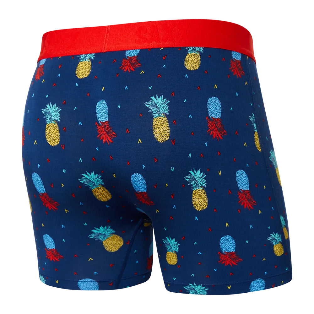 SAXX ULTRA BOXER BRIEF- PINEAPPLE FLIP NAVY