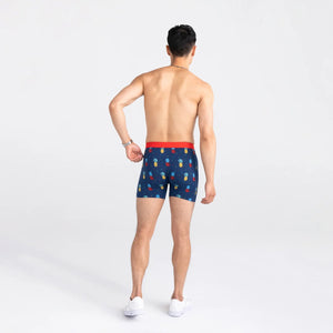 SAXX ULTRA BOXER BRIEF- PINEAPPLE FLIP NAVY